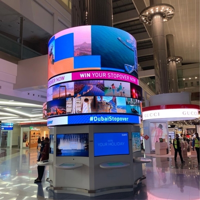 High Contrast Flexible LED Display Screen IP20 Protection Class