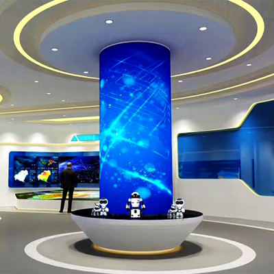 Thin P3mm IP20 Flexible LED Display Screen 1R1G1B Pixel Structure