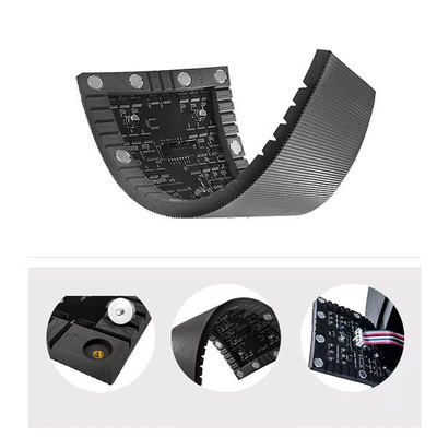 Indoor P2.5mm Flexible Scrolling LED Display Adsorption Installation