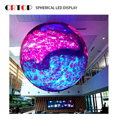 P3mm 1.5m Diameter Creative Display Panels Spherical Custom Shape