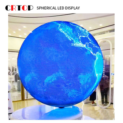 Diameter 1m Creative LED Display Screen Full Color Round Shaped