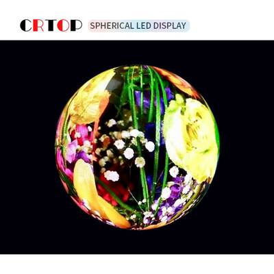P4mm 1500cd 2.5m Diameter LED Ball Display Spherical Full Color