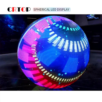 P5mm 1500cd Creative LED Display Screen 2.5m Diameter Spherical