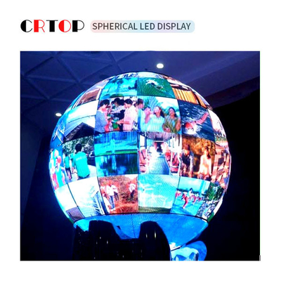 P5mm 1500cd Creative LED Display Screen 2.5m Diameter Spherical