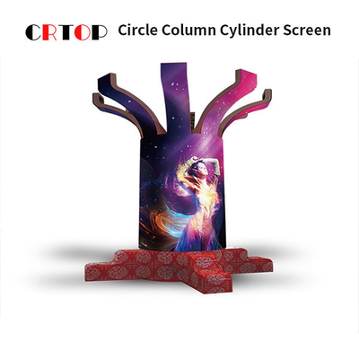 P2.5mm Cylintrical LED Display Screens Custom Special Shapes