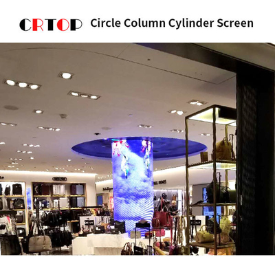 P2.5mm Cylintrical LED Display Screens Custom Special Shapes
