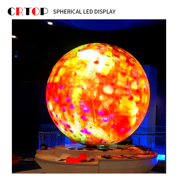 Diameter 1m Creative LED Display Screen Full Color Round Shaped