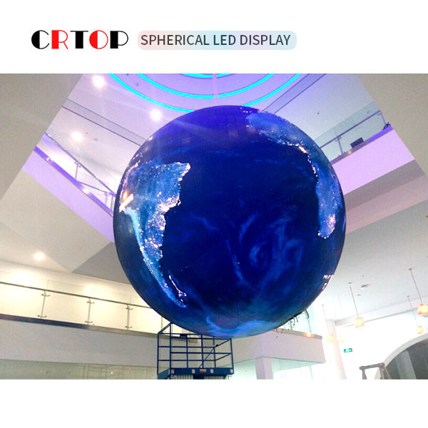 P4mm 1500cd 2.5m Diameter LED Ball Display Spherical Full Color